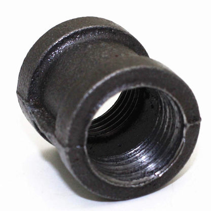 LONG TAO 10PCS 1/2" Black Cast Pipe Fitting Coupling Threaded 1/2 inch,