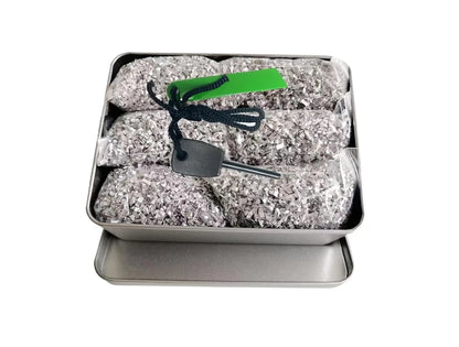 Emergency Magnesium Fire Starter Kit – 6 Bags of Pure Portable, Silver