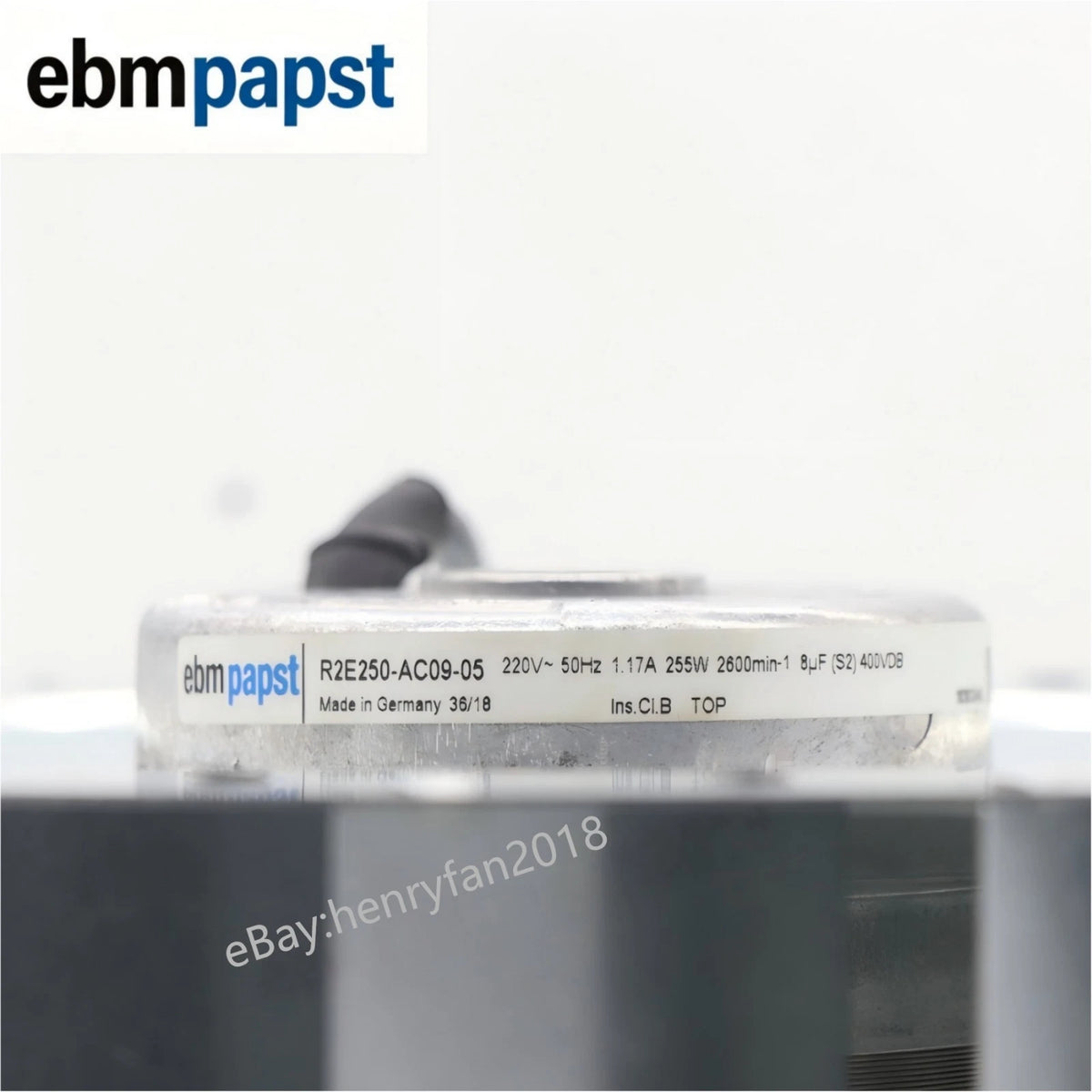 R2E250-AC09-05 for ebmpapst AC Centrifugal Fan for Inverter Cabinet Cooling
