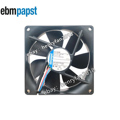 Ebmpapst 3412N/2HH Axial Fan 12V 2.9W 0.24A 90*90*25MM 3-wires Cooling Fan