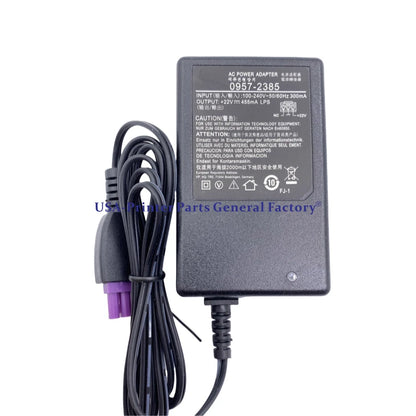 22V 455mA AC Adapter Charger Power Supply 0957-2385 For HP 1010 1012 1510 1512