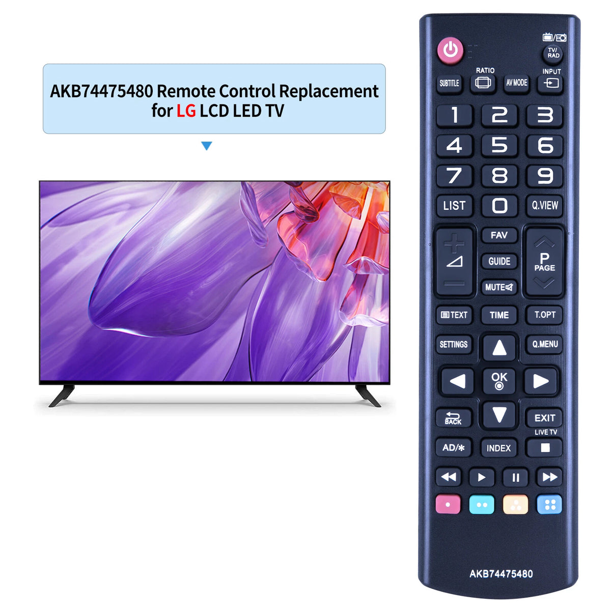 AKB74475480 Remote Control For LG 32lh500d 32LH500D-ZA 32LH500D 65UF675V TV