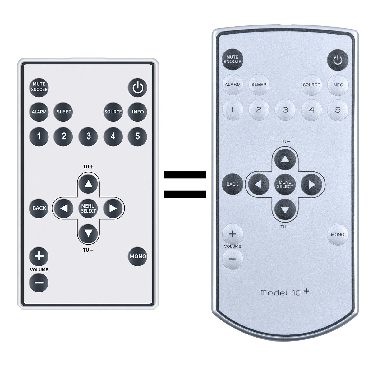 For Tivoli Audio Model 10+ PLUS Replacement Remote Control