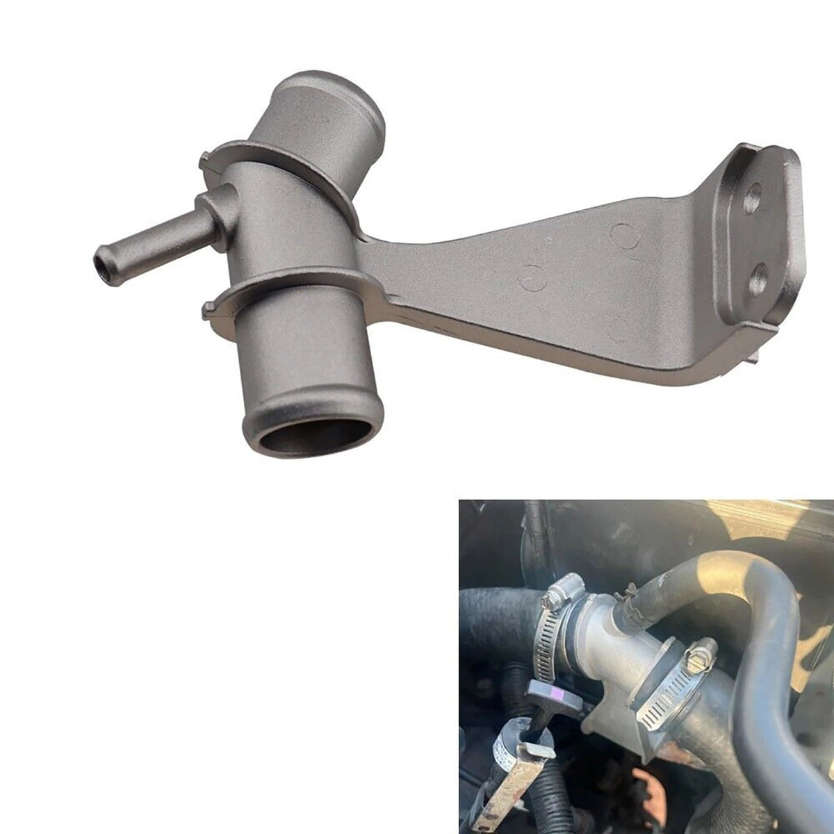1 PC Aluminium Radiator Water Coolant Pipe Part For Toyota Corolla 2009-2013