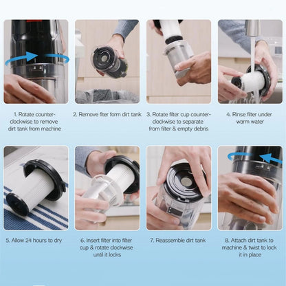 2 Pack 1638010 Replacement Filter Pack For Bissell CleanView XR Pet 300W 3797V