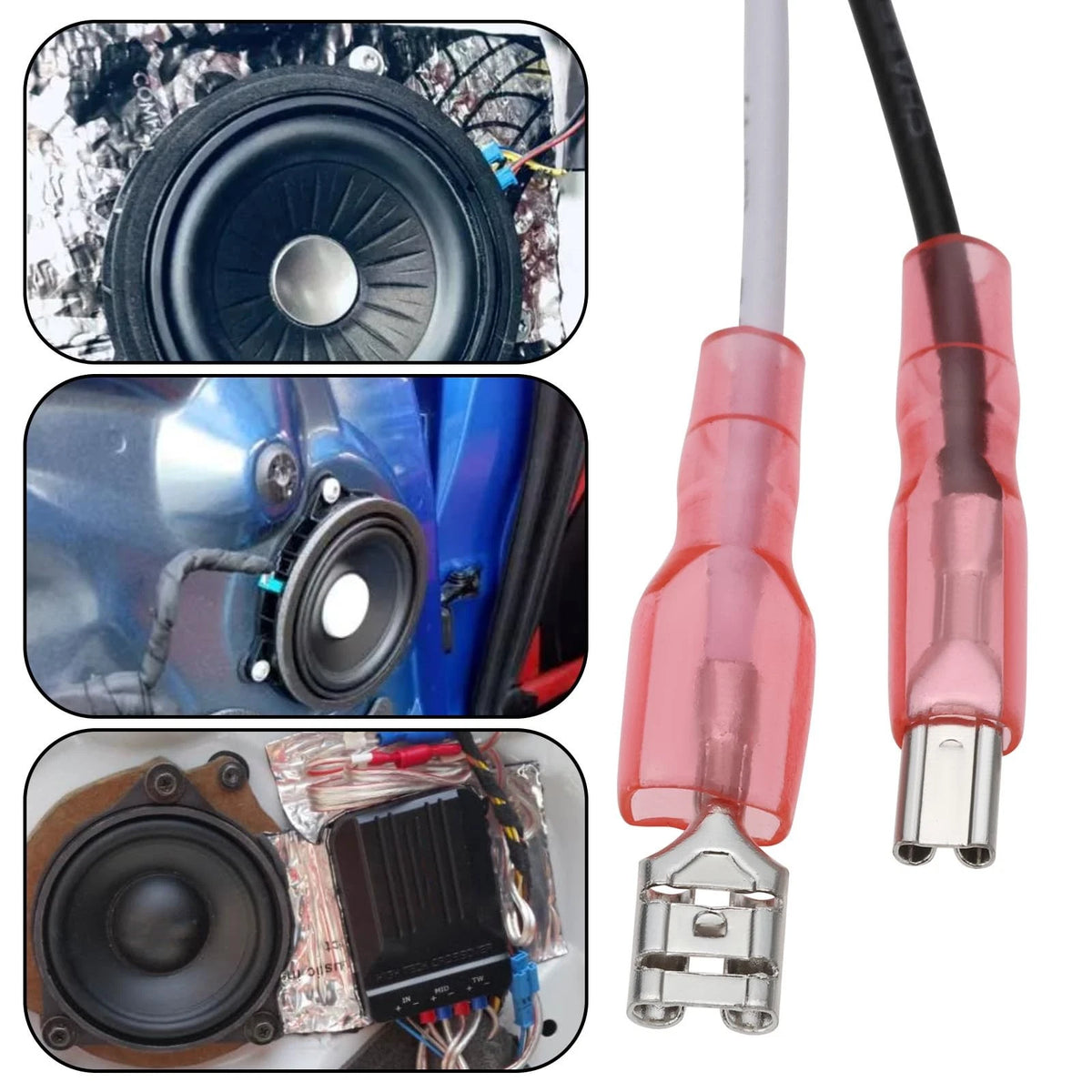 SING F LTD 2Pcs Car Speaker Adaptor Plug Connector Harness Wiring...