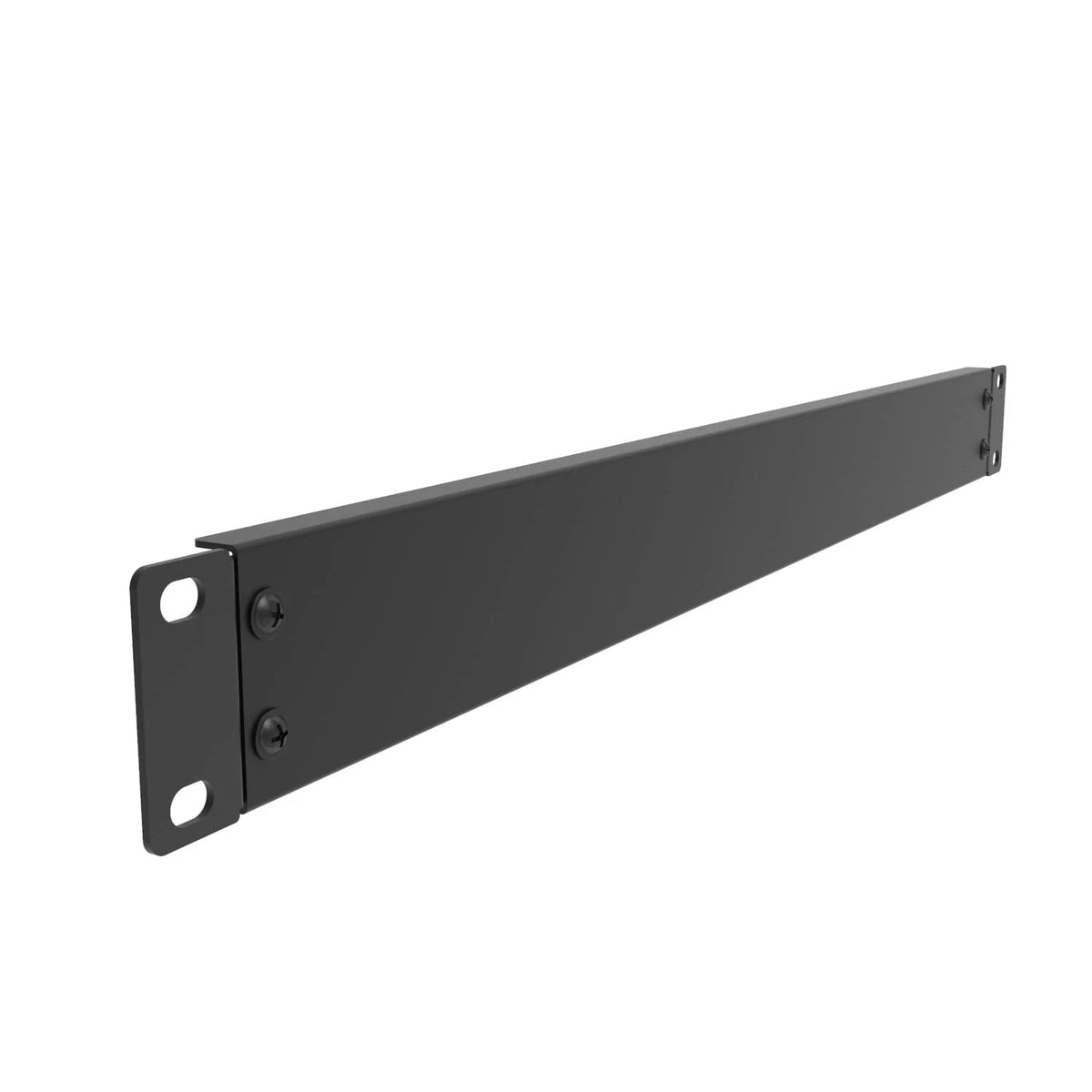 Jingchengmei 2 Pack 1U Metal Disassembled Blank Panel 2P Panel, Black
