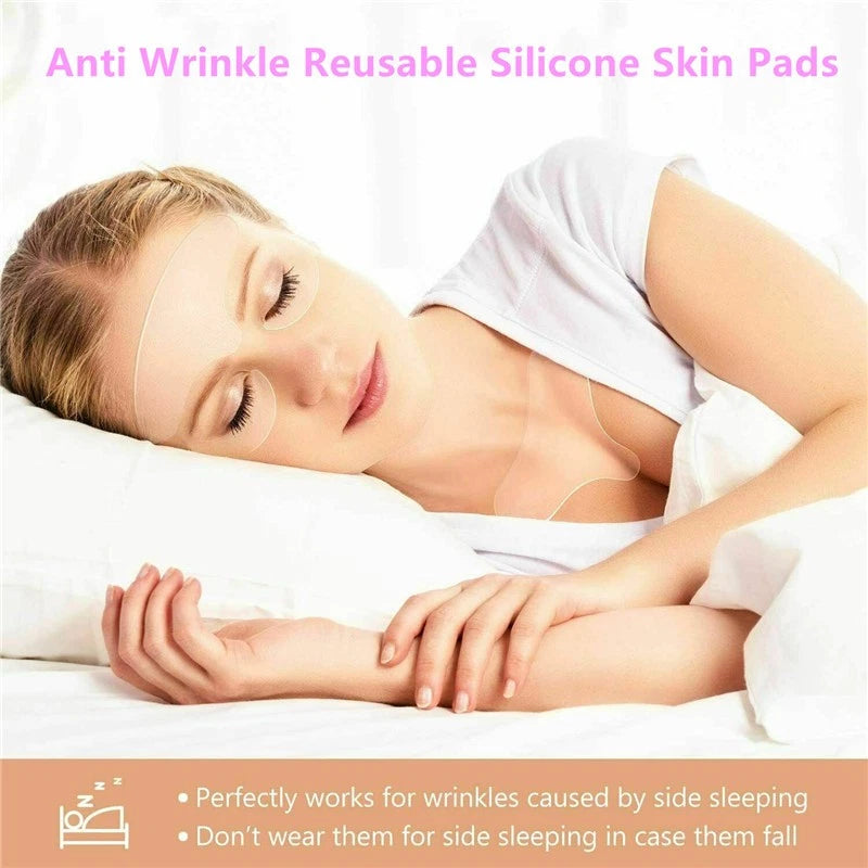 11Pack Silicone Anti-Wrinkle Face/Chest Pad Gift For Woman/All Type Skins