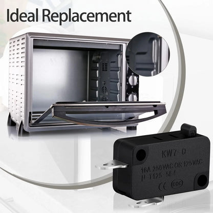 Weewooday 18 Pcs Microwave Door Switch Replacement Kit 16a 125/250v, as shown
