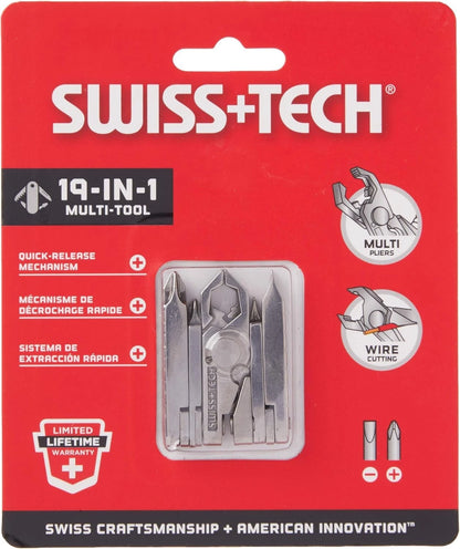 SWISS+TECH ST53100 Stainless Steel 19-in-1 Key single pack,