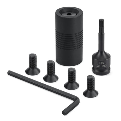 Metal Door Frame Flush Dimpling Tool Kit – Heavy-Duty Hardened Steel Recess Tool