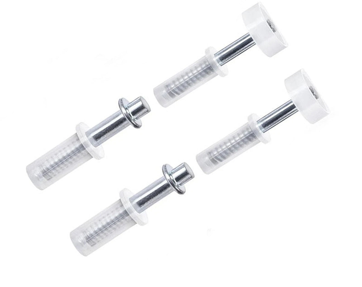 4 Pcs Bi-Fold Door Top Roller Guide Wheel and Pivot, Spring 2 Pack, 4