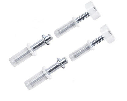 4 Pcs Bi-Fold Door Top Roller Guide Wheel and Pivot, Spring 2 Pack, 4