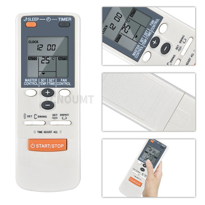 Remote Control For Fujitsu Air Conditioner AR-JW1 AR-JW2 AR-DB3 AR-DB5 ASU9R2