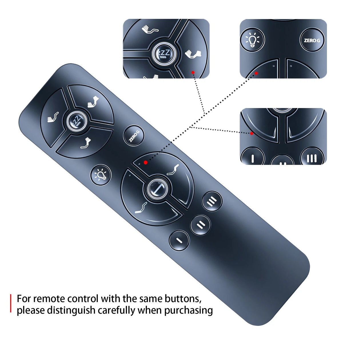 Remote Control For Blissful Nights E4 Adjustable Bed Frame