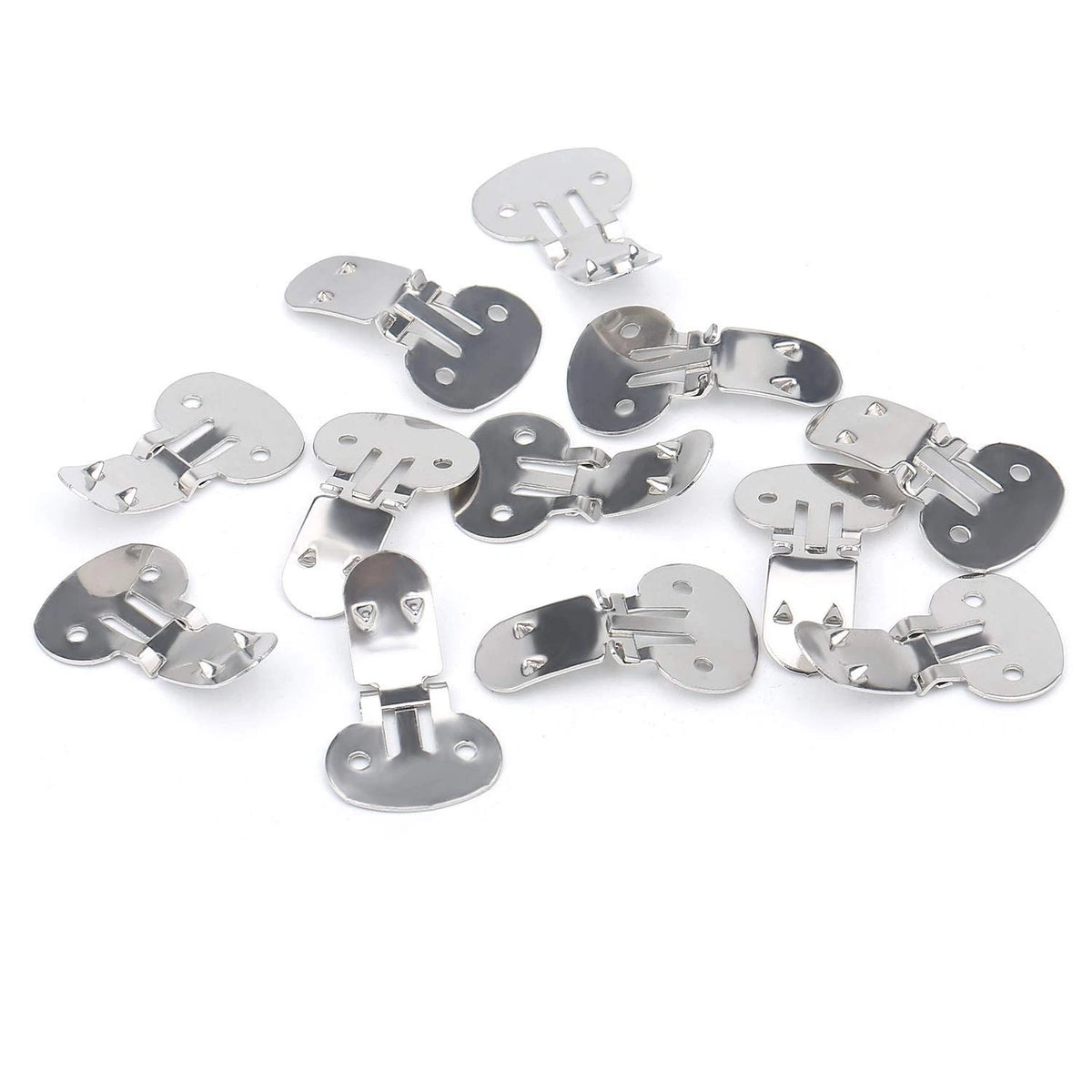 Wholesale Large Stainless Steel Flat Blank Shoe Clips for DIY
