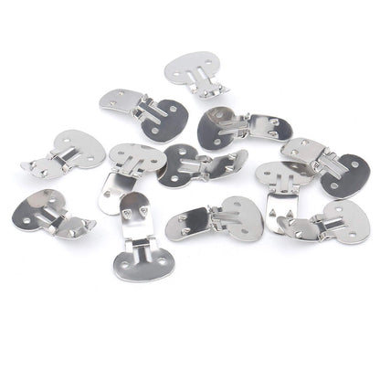 Wholesale Large Stainless Steel Flat Blank Shoe Clips for DIY
