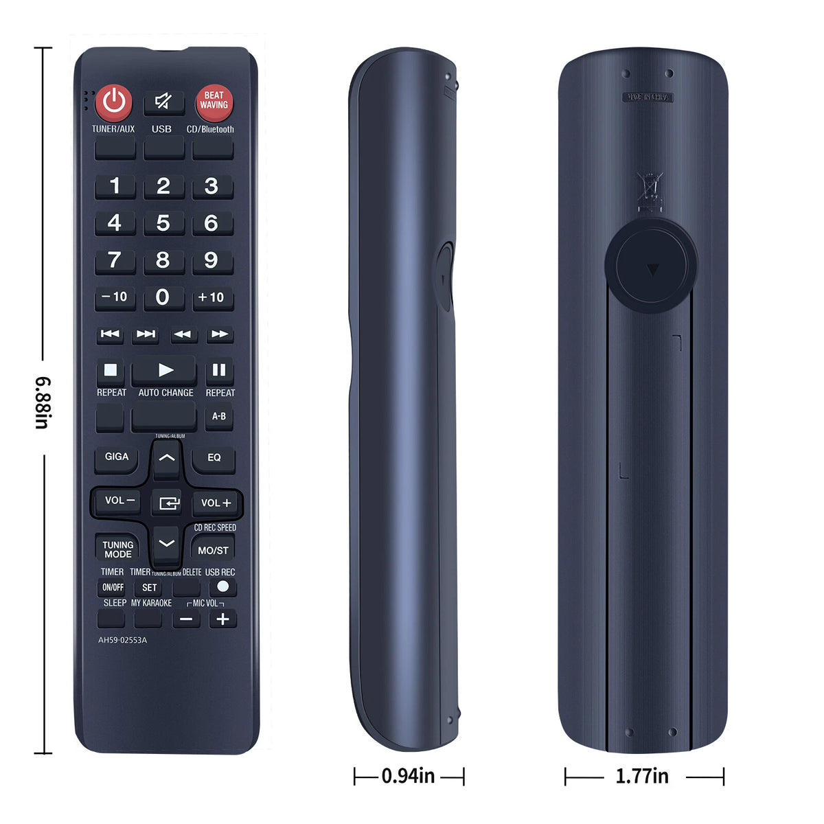 AH59-02553A For Samsung HI-FI Component System Remote Control MX-FS8000 MXFS9000