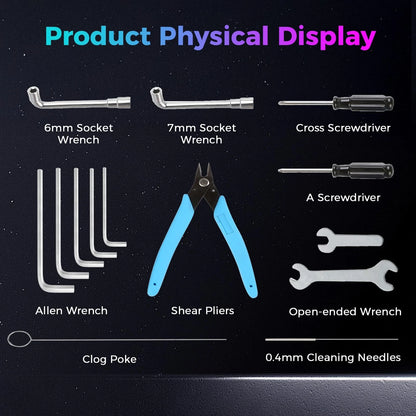 Creality Official 3D Printer Tool Kit, 14 Pcs in 1 Printing Wrap...