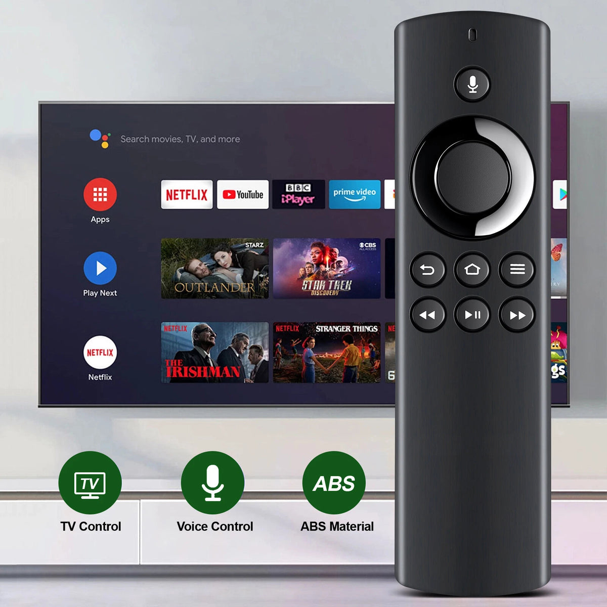 2nd Gen DR49WK B PE59CV Voice Remote Control For Amazon TV Stick Box