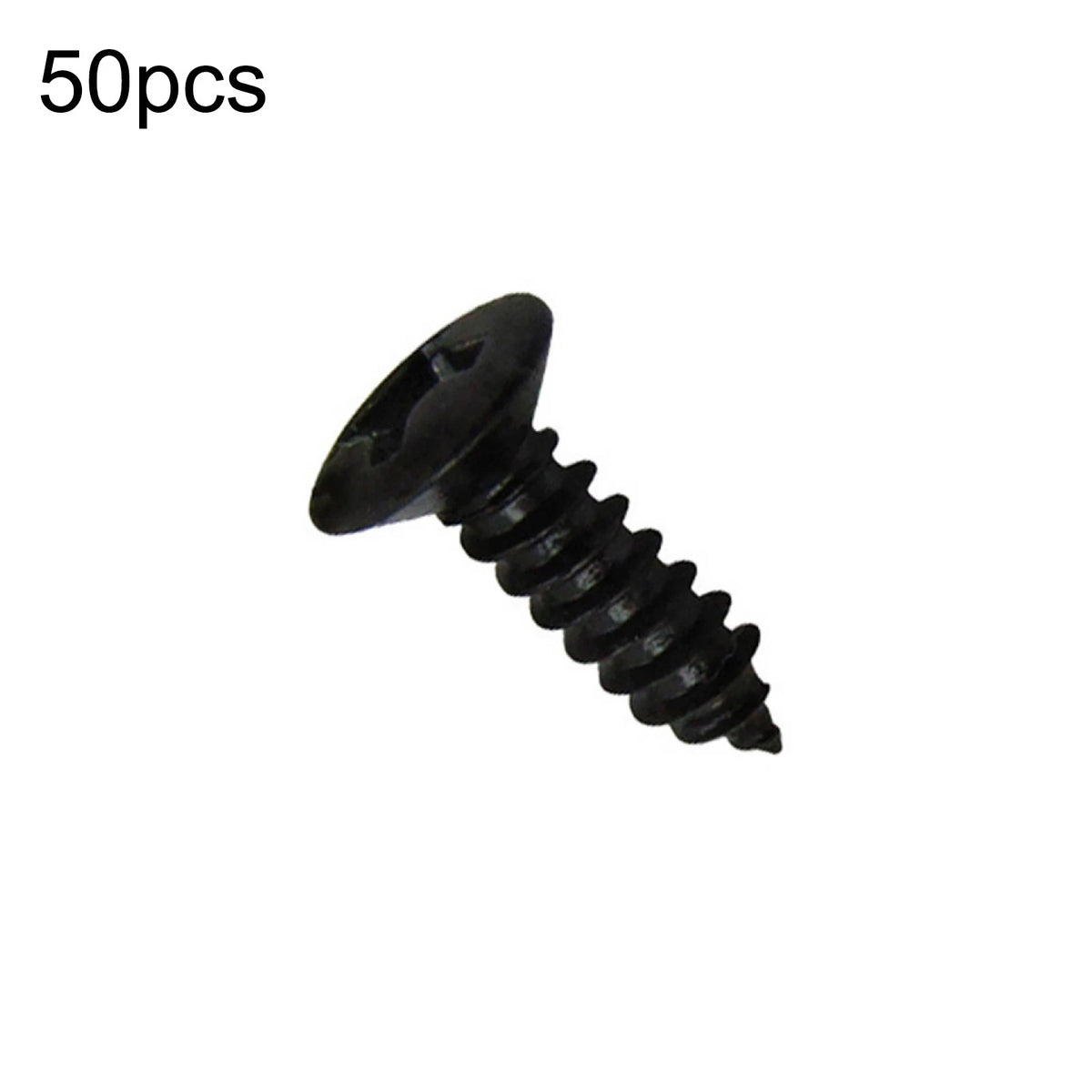 50Pcs Black Electric Guitar Bass Pickguard Screws For Fender Strat/Tele C