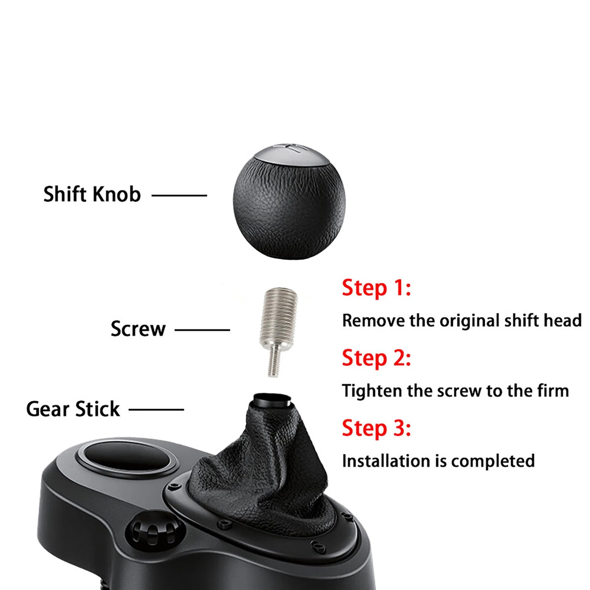 For Logitech G29 G920 G27 Gaming Gear Head Shifter Modification Adapter Screw