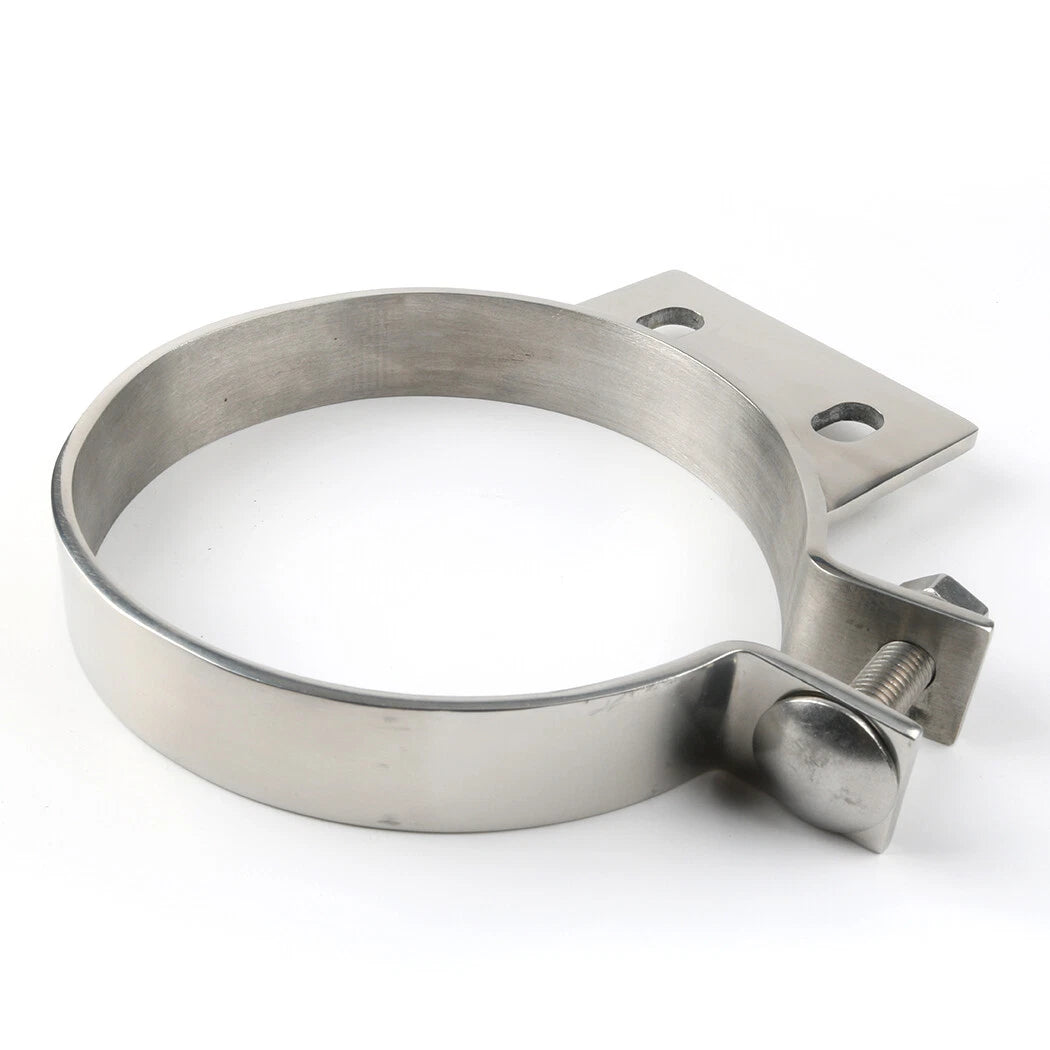 Peterbilt Exhaust Stack 5" Mount Bracket Clamp Chrome 379 359 1987-1993 10294