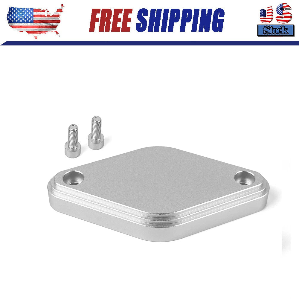 Intake Resonator Cover Plate for Chevy/GMC 11-16 Duramax 6.6L LML Diesel -Sliver