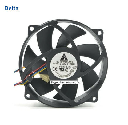 Delta fan AUB0912HH DC 12V 0.40A 92*92*25mm 4-wires CPU / Case cooling fan