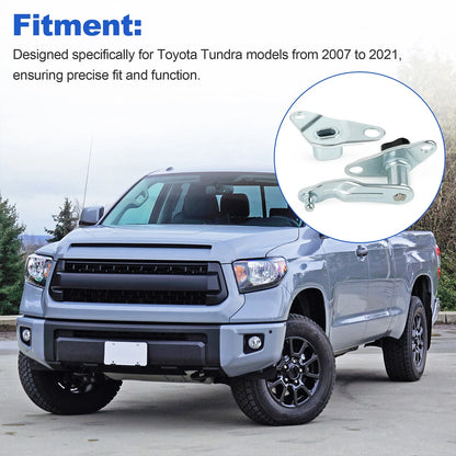 Tailgate Support Hinge LH & RH for 07-21 Toyota Tundra, Upgrade Aluminum Bushing