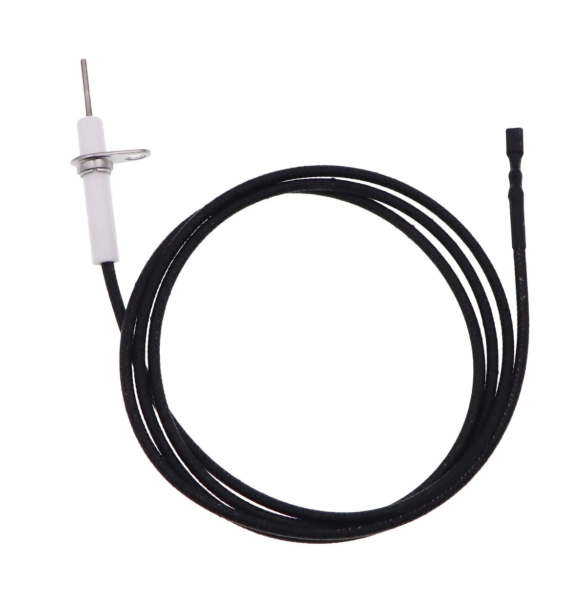 METER STAR 2Pc 38" Pulse Ignitor Wire & Ceramic rectangular pin, Black