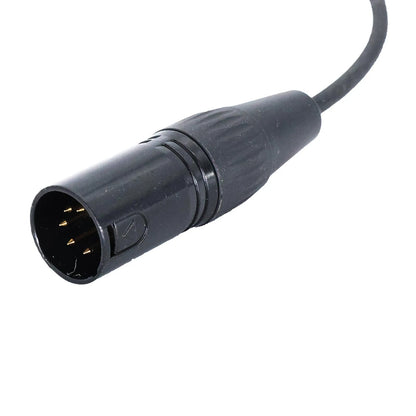 General Ation Dual Plugs Cable Repairing Parts For Airbus 5 Pin XLR Headset