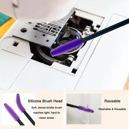 21 Pieces Sewing Machine Cleaning Kit,Sewing Repair Tools purple