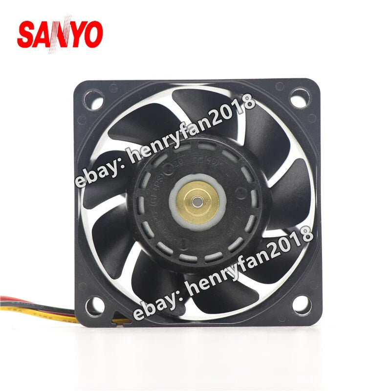 SANYO Denki 9G0612P4H0011 SanAce Fan DC 12V 0.5A 60*60*25MM 4-wire Cooling Fan