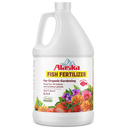 Alaska Fish Fertilizer OMRI Listed 5-1-1, 115 oz 5-1-1