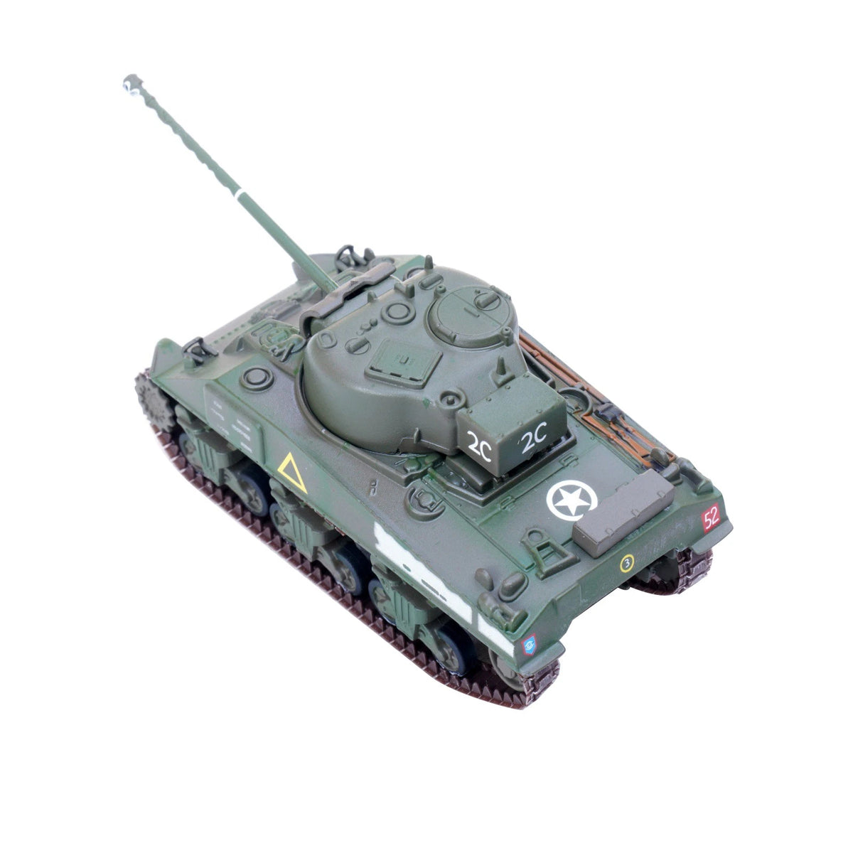 For Airfix 10cm Alloy 1/72 WWII Britain Sherman Firefly Tank Finished Model Gift