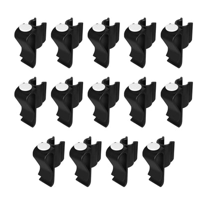 14pcs Plastic Golf Club Clip For Bag Putter Holder Iron Driver Ball Marker White