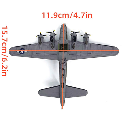 11.9cm Diecast Alloy 1/200 USA Air Force B-17G Fighter Model Static Display