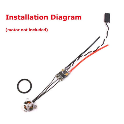 1-2S 7A Brushless ESC For RC Airplane Brushless Motor 104-4500KV 1811-3800KV