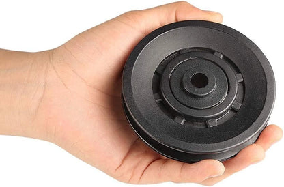 Topfinder 90mm(3.54inch) Universal Bearing Pulley Wheel for 90mm-2 PCS-P