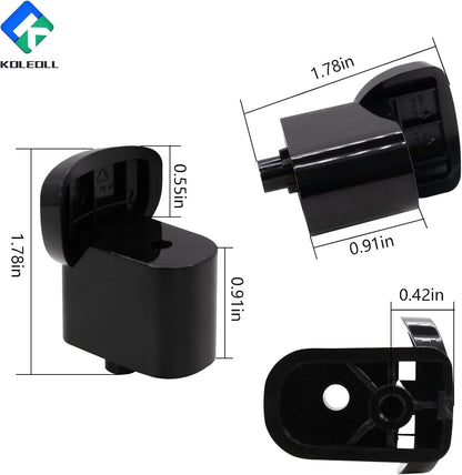 2 Pack WB06X10939 Microwave Handle Support Replace 3025051 AP5790054 Black