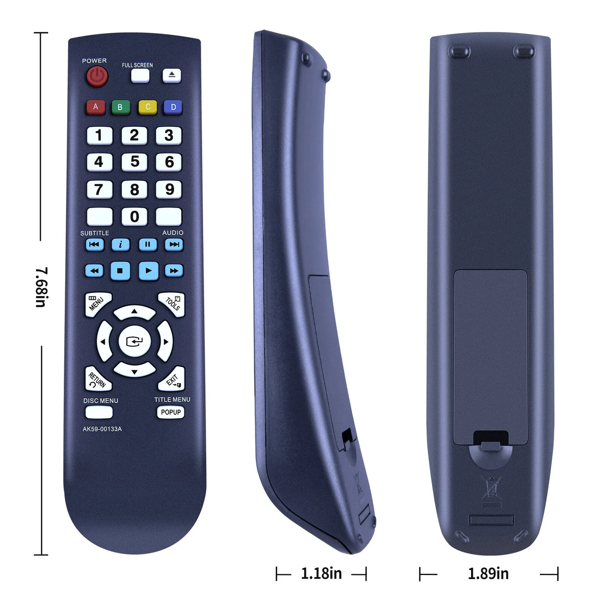 AK59-00133A Remote Control For Samsung Player BD-D5100 BD-D5100/XU