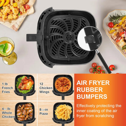 Upgraded Air Fryer Replacement Grill Pan for Chefman 8 QT, Nonstick Tray