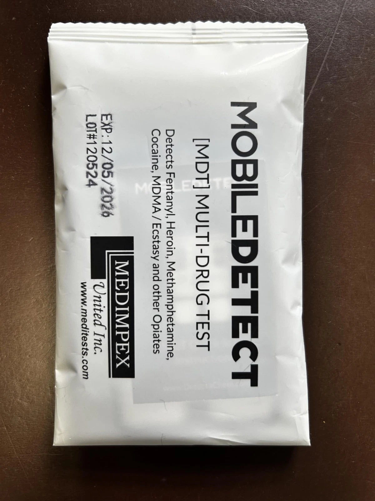 MobileDetect Pouch Residue Detection Multi-Drug Test Kit - Rapid Surface...