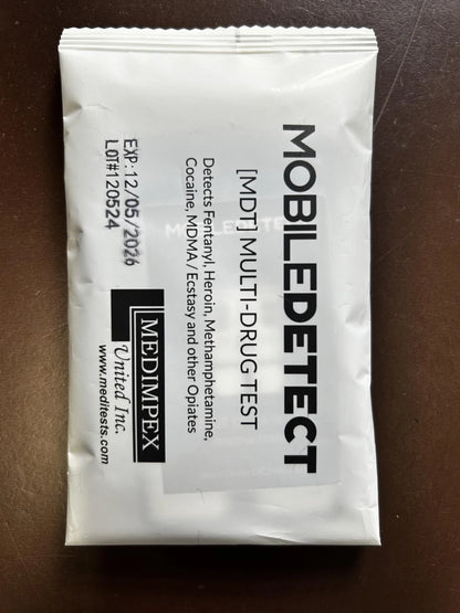 MobileDetect Pouch Residue Detection Multi-Drug Test Kit - Rapid Surface...