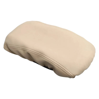 For Hyundai Sonata 15-19 Soft Leather Car Center Console Lid Armrest Cover Beige