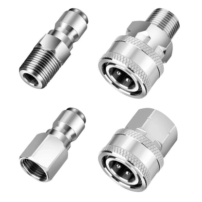 4pcs pressure washer adapter kit With a maximum working pressure of 5000 PSI