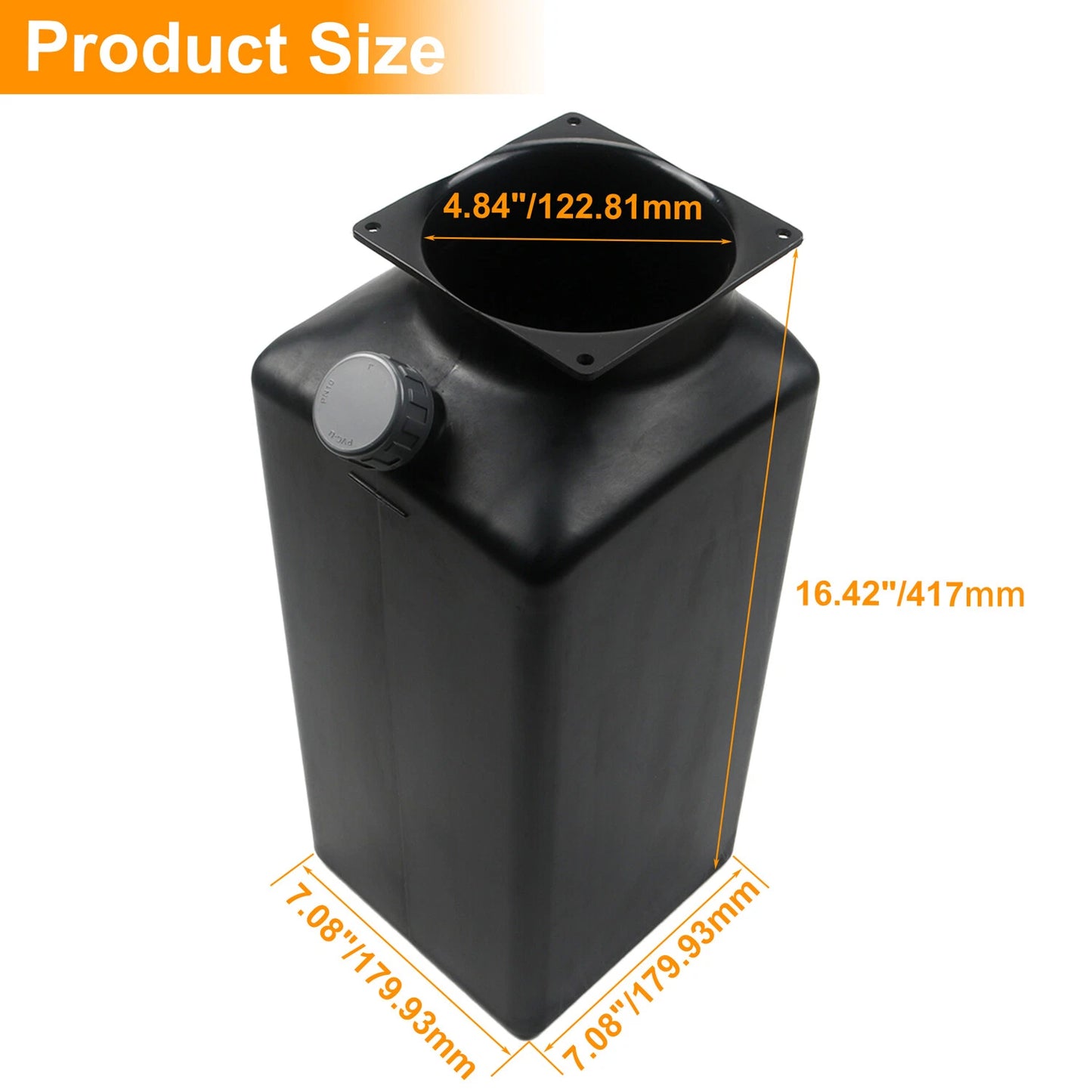 Rotary lift reservoir oil Tank for ghs power unit motor 10L P1427kit forward