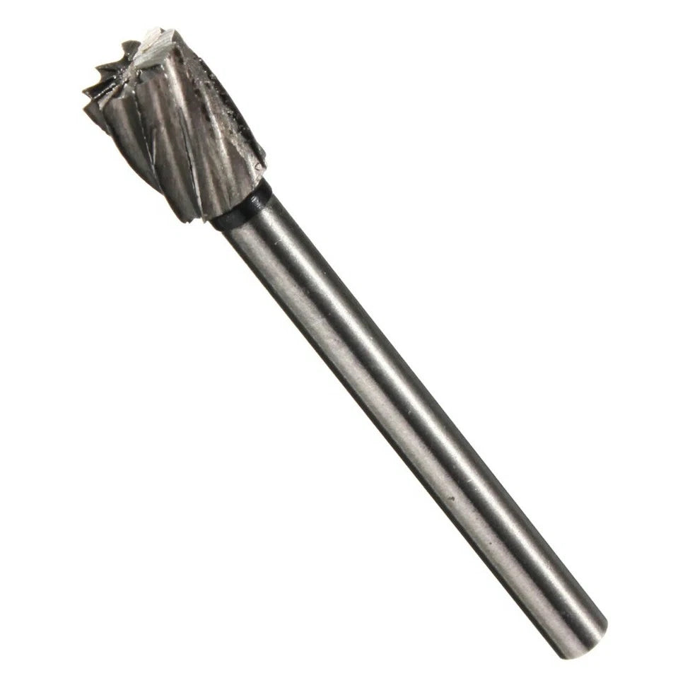 10Pack 1/8in Shank HSS Rotary Burr File Rasp Drill Bits For Wood Stone Carving