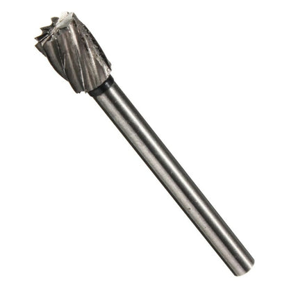10Pack 1/8in Shank HSS Rotary Burr File Rasp Drill Bits For Wood Stone Carving